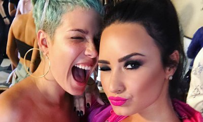 Demi Lovato and Halsey Squash Feud Rumors With One Cute Selfie