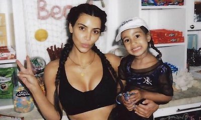 Kim Kardashian Denies Dressing Daughter North in Silk 'Corset' After Online Outrage