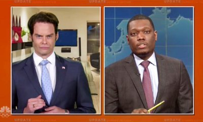 Watch Bill Hader Spoof Anthony Scaramucci on 'SNL's Weekend Update'