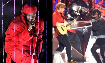 MTV VMAs 2017: Watch Kendrick Lamar's Fiery Medley, Ed Sheeran and Lil Uzi Vert's Unexpected Collab