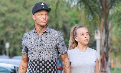 Jeremy Meeks and Chloe Green Make Out at LAX Before Jetting to Israel for Pilgrimage