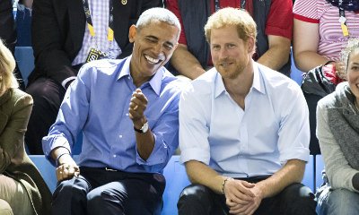 Prince Harry and Barack Obama Get Bromantic While Watching Game at Invictus