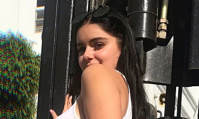 Ariel Winter Flaunts Underboob in Ripped Crop Top - See Pics
