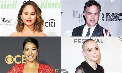 Chrissy Teigen, Mark Ruffalo, Gina Rodriguez Boycott Twitter in Support of Rose McGowan