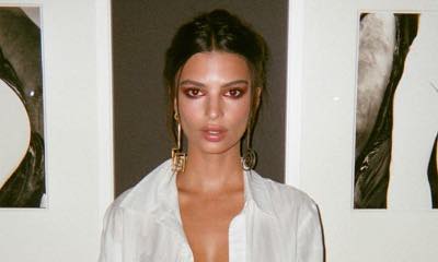Emily Ratajkowski Risks Nip Slip as She Goes Braless in Plunging Shirtdress