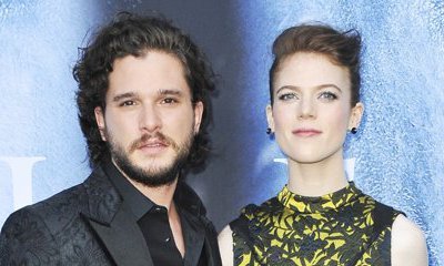 Kit Harington's Fiancee Rose Leslie Flaunts Engagement Ring at Airport