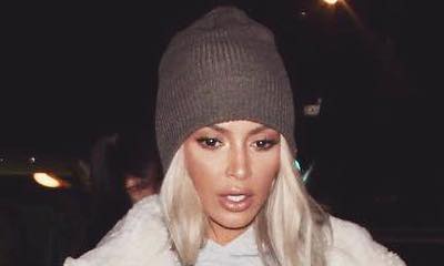 Video: Braless Kim Kardashian Almost Spills Out of Her Sheer Top