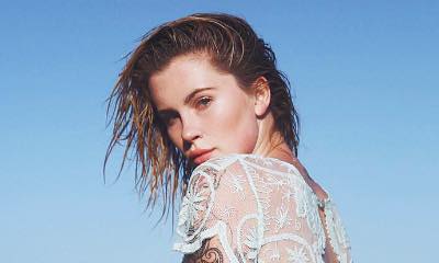 Ireland Baldwin Flashes Her Boob and Derriere in Sheer Lace Dress