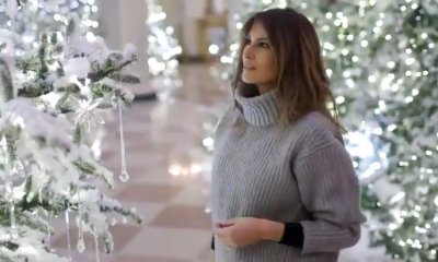 Melania Trump Ridiculed Over 'Creepy' White House Christmas Decorations