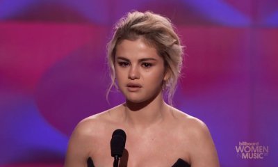 Selena Gomez Is in Tears After Accepting Woman of the Year Award at 2017 Billboard Women in Music