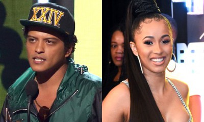 Bruno Mars and Cardi B to Collaborate Onstage at the 2018 Grammy Awards