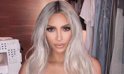 Kim Kardashian Flashes Her Boobs and Booty in Soaking Wet See-Through Dress for Beach Photoshoot