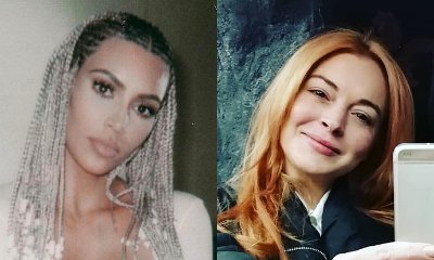 Kim Kardashian Hits Back at Lindsay Lohan for Dissing Her Braids, Slams Her 'Sudden Foreign Accent'