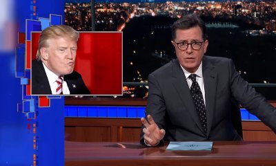 Video: Stephen Colbert Almost Pukes Over Trump's Sex Scandal