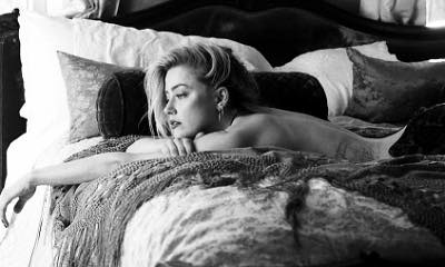 Topless Amber Heard Oozes Class in Sultry Instagram Photos