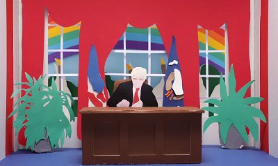 U2 Brings the KKK to Donald Trump's White House in Animated 'Get Out of Your Own Way' Music Video