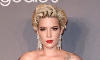 Halsey Accidentally Flashes Her Crotch as She Suffers Wardrobe Malfunction at amfAR Gala