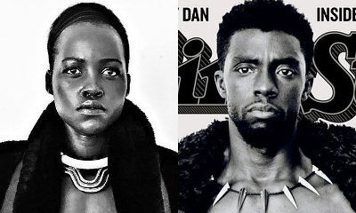 Lupita Nyong'o Recreates Chadwick Boseman's Shirtless Rolling Stone Cover - See the Similarities!