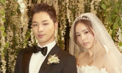 Taeyang and Min Hyo Rin's Wedding Photos Released
