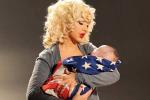 Christina Aguilera's Baby Boy Makes TV Debut