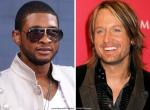 Usher and Keith Urban Set as Headlining Acts at NFL Kickoff Show