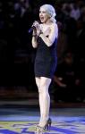 Video: Christina Aguilera Belts Out National Anthem at NBA Finals