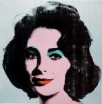 Elizabeth Taylor's Silver Painting by Warhol Auctioned