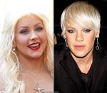 Christina Aguilera and Pink Talk About Baby on Radio Show
