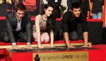 Pics: Robert Pattinson, Kristen Stewart and Taylor Lautner Immortalized in Cement