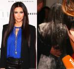 Sisters React to Kim Kardashian Being Flour-Bombed at Perfume Launch