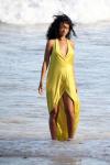 Rihanna Makes a Splash on Beach for Barbados Tourism Photo Shoot
