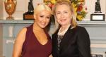 Christina Aguilera Feted by Hillary Clinton for Fighting World Hunger