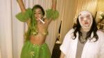 Lady GaGa Almost Topless in Cannabis Queen Halloween Costume