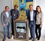 Jay-Z Accept Platinum Plaque for 'Magna Carta... Holy Grail'