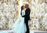 Kim Kardashian Tweets Picture of Her Kissing Kanye West at Wedding