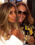 Kim Kardashian Sports Blonde Locks Again