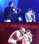 Video: Eminem Joined by B.o.B and Royce da 5'9" Onstage at Atlanta's Music Midtown Fest