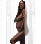 Pregnant Kelly Rowland Poses Completely Naked for Elle