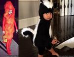 Katy Perry Dresses Up as a Flaming Hot Cheeto for Halloween, North West Is Adorable Skunk