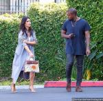 Kim Kardashian Carries Bag Featuring North West's Hand Painting During Outing