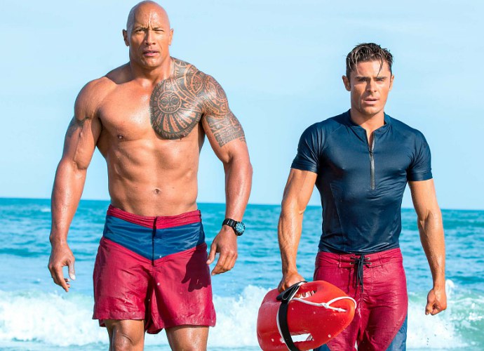 Check Out New Sexy 'Baywatch' Photo Featuring The Rock and Zac Efron