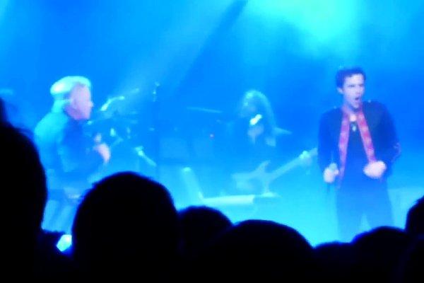 Video: Brandon Flowers Covers 'Bizarre Love Triangle' With New Order's Bernard Sumner