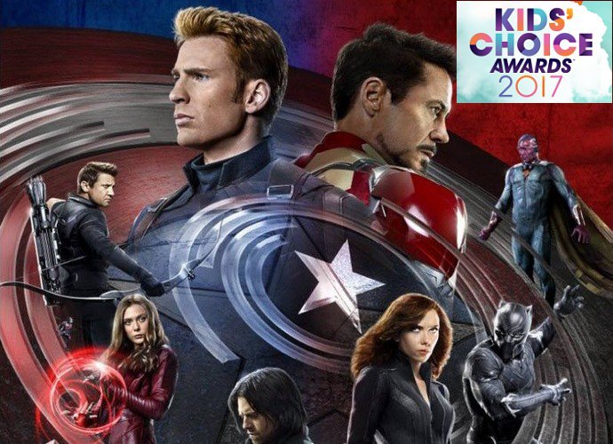 'Captain America: Civil War' Tops 2017 Nickelodeon's Kids' Choice Awards Nominations in Movie