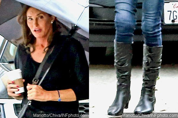 Caitlyn Jenner Looks Stylish in Knee-High Boots for First Public Outing