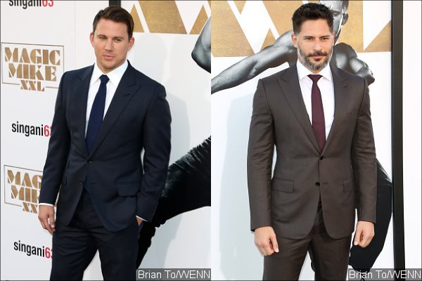 Channing Tatum and Joe Manganiello Neatly Dressed at 'Magic Mike XXL' Hollywood Premiere