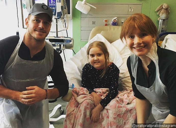Chris Pratt and Bryce Dallas Howard Make Special Visit to Children's Hospital in London