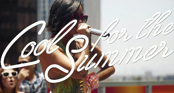 Demi Lovato Throws Pool Parties in 'Cool for the Summer' Lyric Video