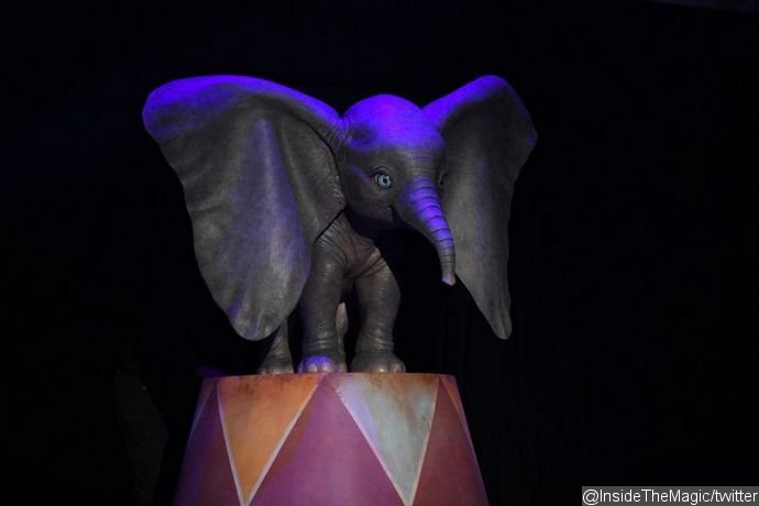 'Dumbo' Reveals First Look at Blue-Eyed Elephant and Shares On-Set Photo