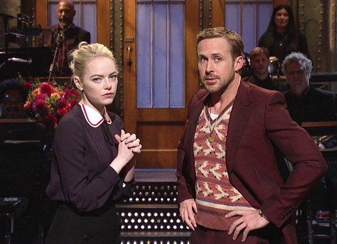 Emma Stone Joins Ryan Gosling to Mock 'La La Land' on 'Saturday Night Live'
