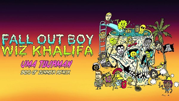 Fall Out Boy Teams Up With Tourmate Wiz Khalifa for 'Uma Thurman' Remix